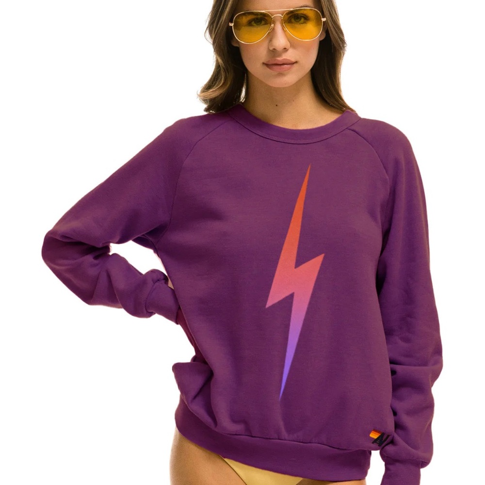 NWT Aviator Nation Bolt Fade Sweatshirt